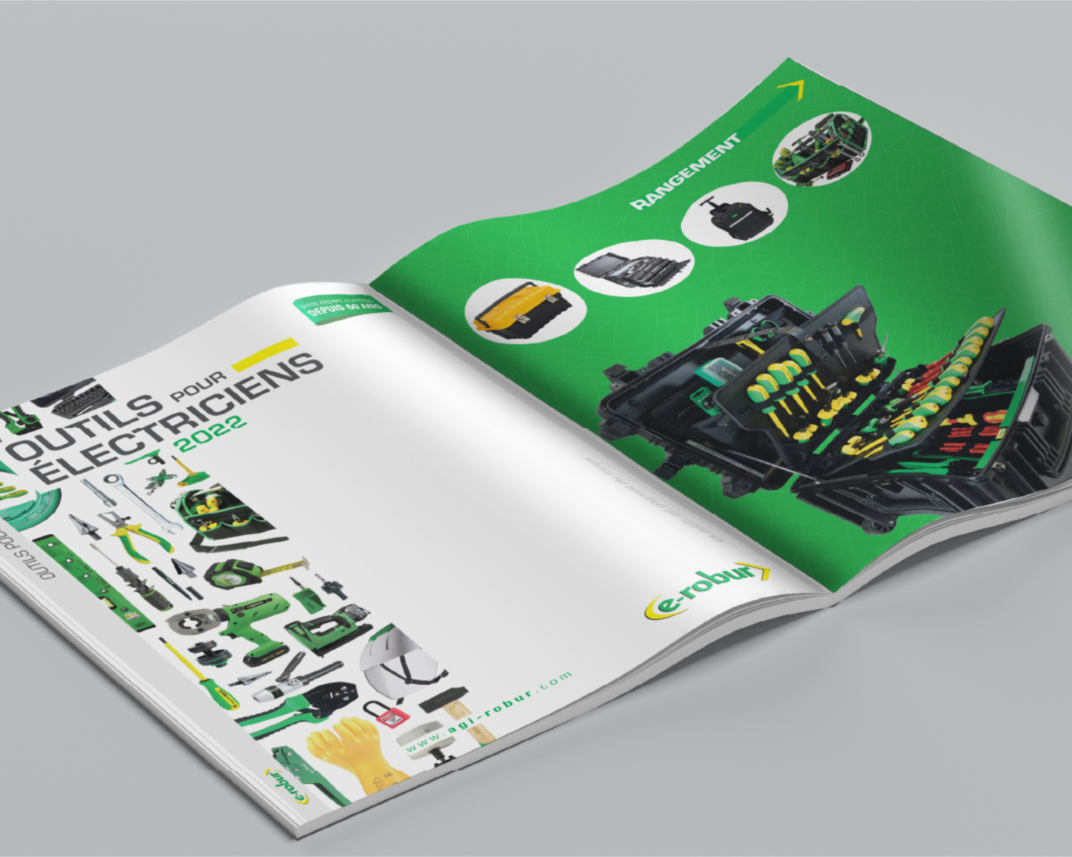 Réalisation de catalogue e-robur