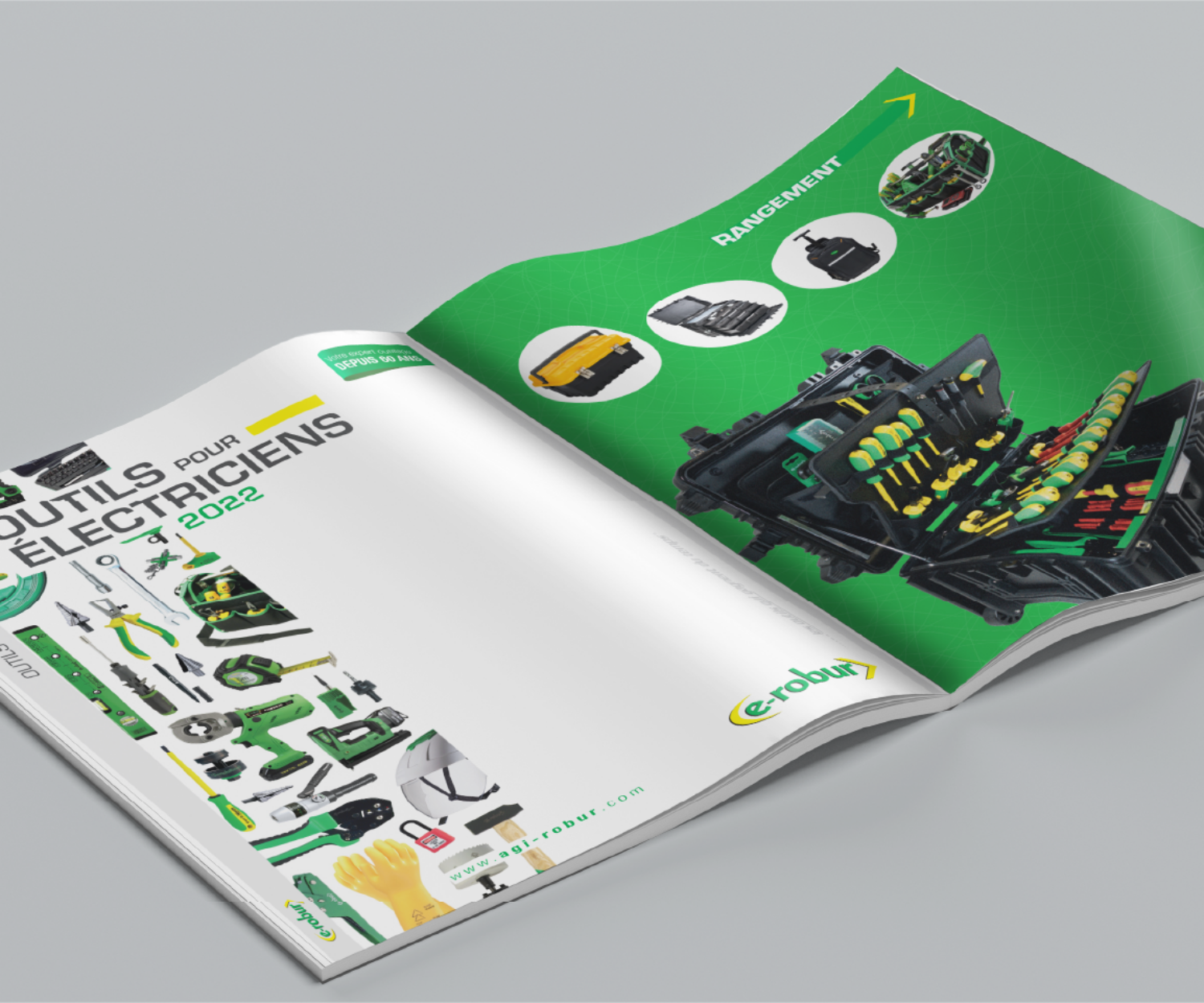 Réalisation de catalogue e-robur